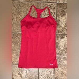 Under Armour Pink Fitted Tank Top